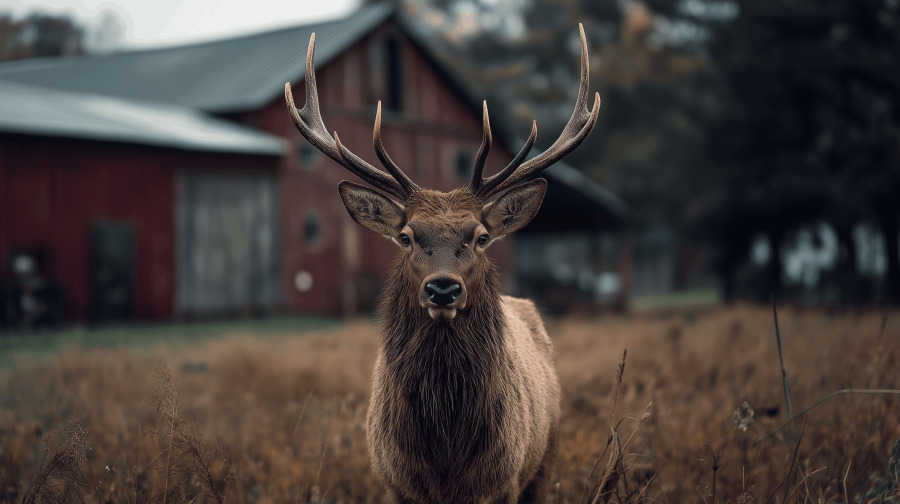 Rustic Elk puzzle preview